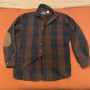 Pendleton Multicolor Plaid Wool Shirt - L
